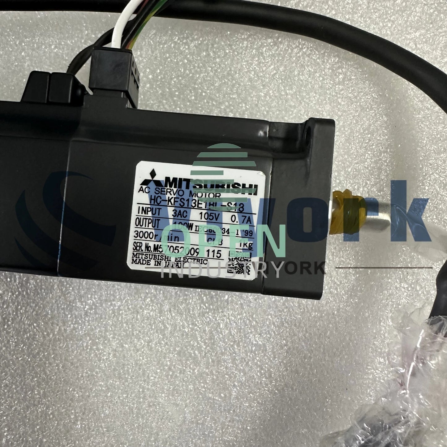 1PCS Mitsubishi HC-KFS13E1BL-S18 AC SERVO MOTOR