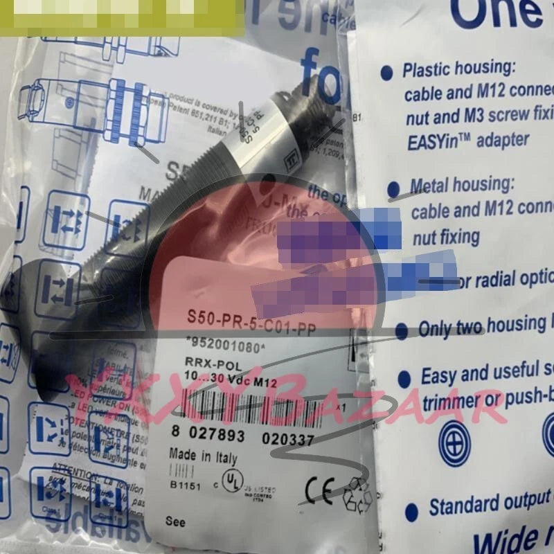 1Pcs For DATALOGIC Photoelectric Switch S50-PR-5-C01-PP