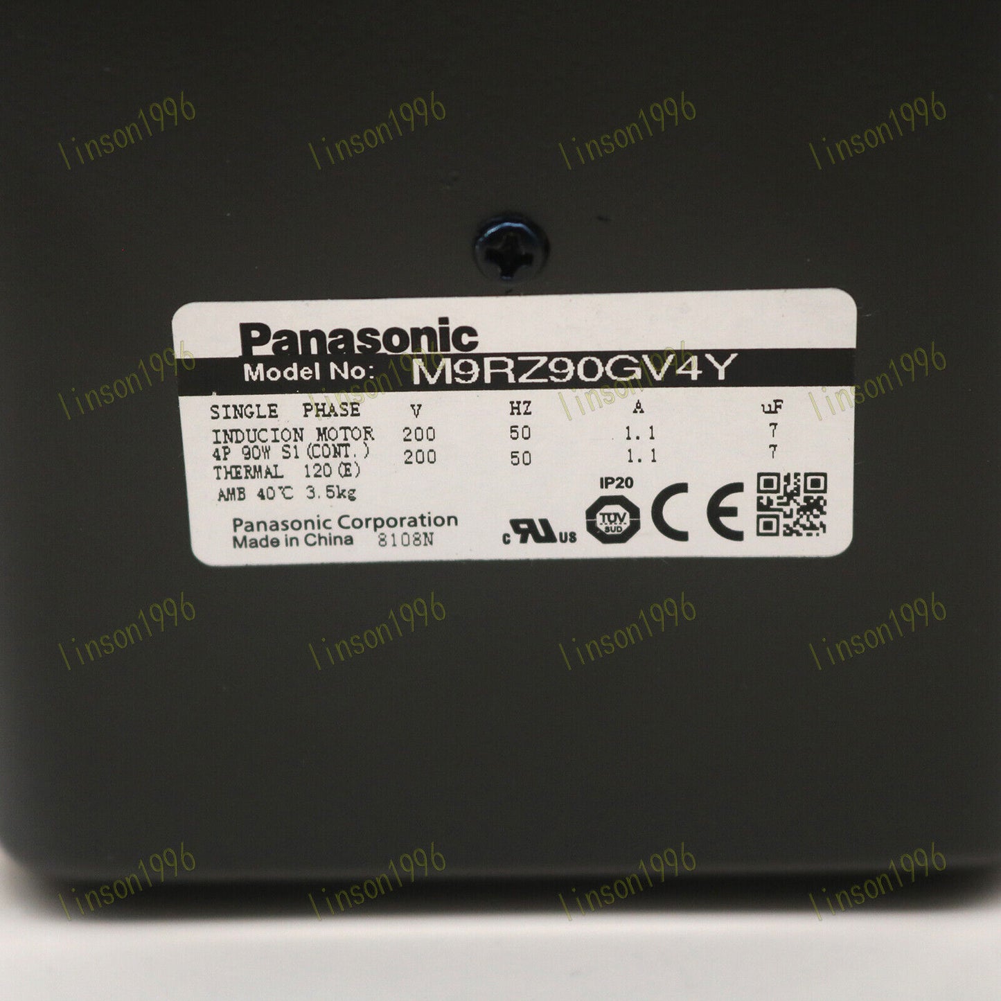 Panasonic Speed Motor M9RZ90GV4Y 90W - PANASONIC