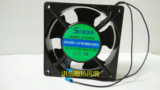 1pcs  SEADA SA1238A2 220/240VAC 0.09A 120*120*38mm 2wire  cooling fan
