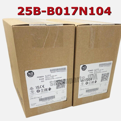 ABB PowerFlex 525 AC Drive 240VAC 5HP 2022 New Factory Sealed Model AB 25B-B017N104 - ABB