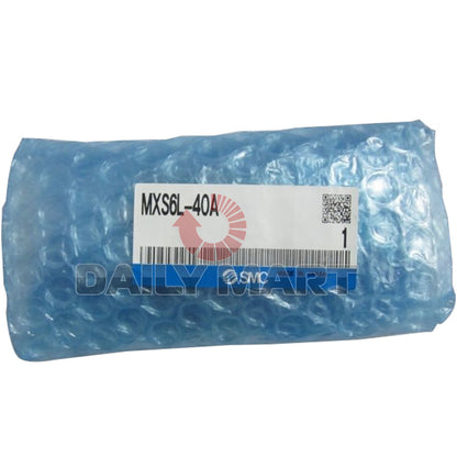 new SMC MXS6L-40A Slide Table, 5mm~150mm Stroke Adj, MXS/MXJ Guided Cylinder