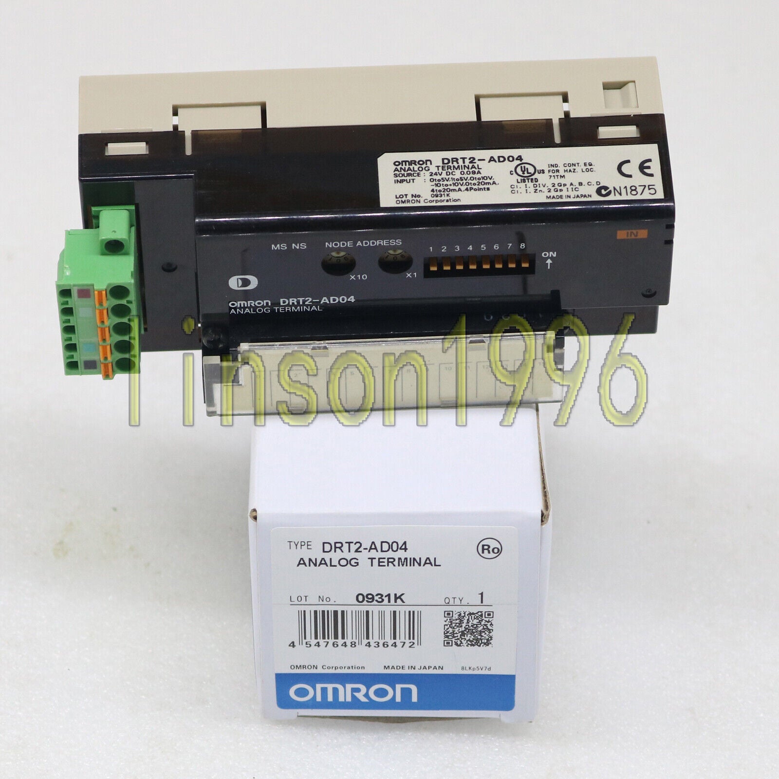 OMRON DRT2AD04 PLC Remote Module Fast Shipment - OMRON
