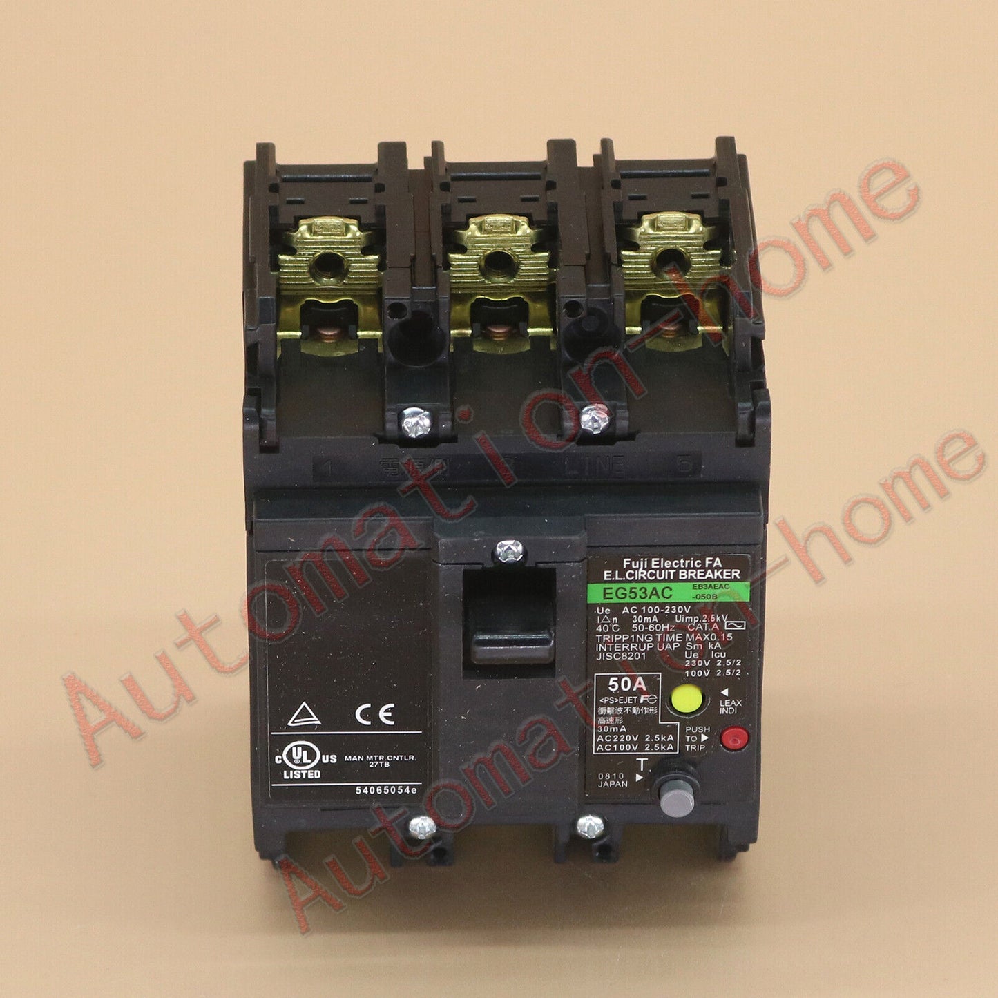 1PC Fuji EG53AC 3P 50A Circuit Breaker in Box - FUJI