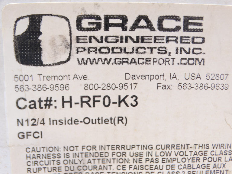 GRACE Receptacle H-RF0-K3 - GRACE