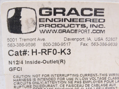 GRACE Receptacle H-RF0-K3 - GRACE