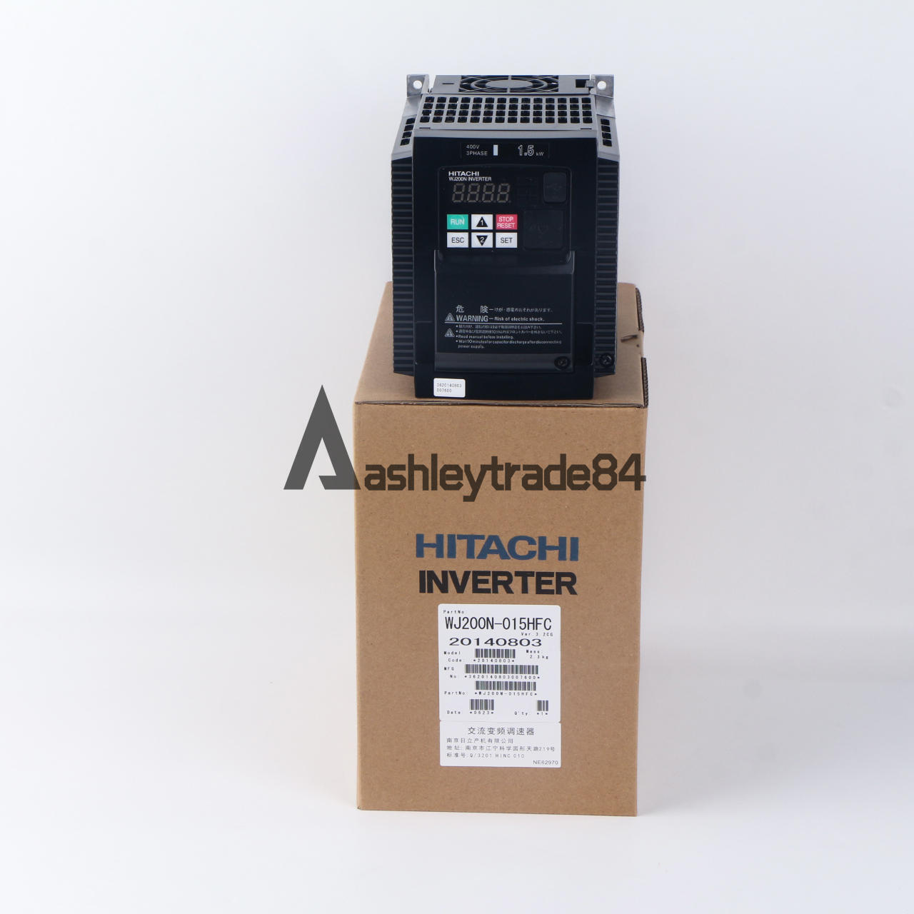 1.5 KW HITACHI Inverter WJ200N-015HFC new product - HITACHI