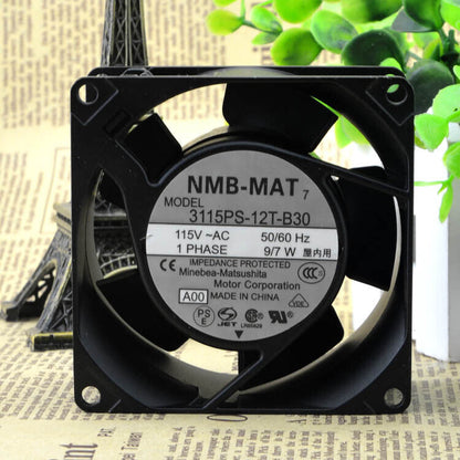 New 1PC FAN NMB-MAT 3115PS-12T-B30 115V Industrial PLC Module - FAN MATECH