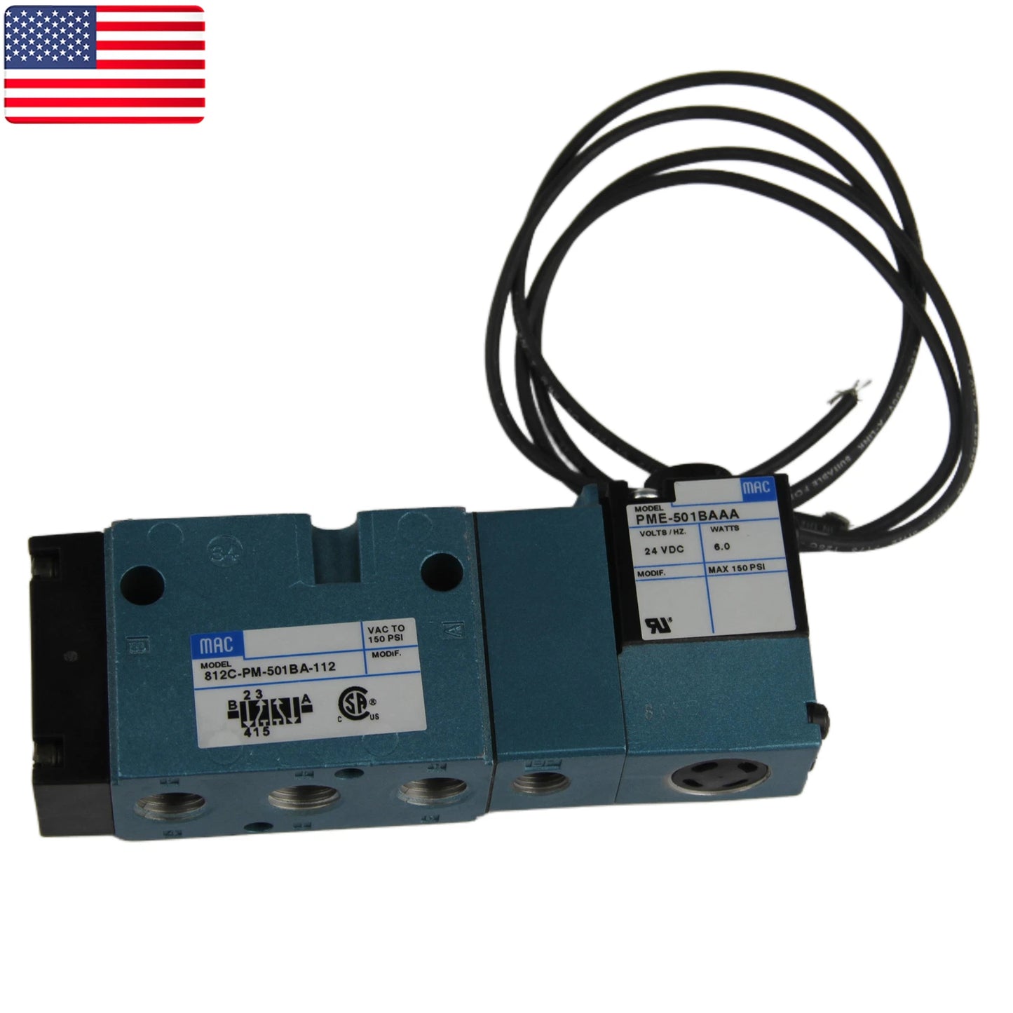 MAC 812C-PM-501BA-112 solenoid valve - US Stock#I