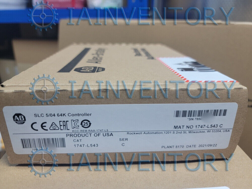 Allen Bradley 1747-L543 SLC500 SLC CPU Processor Unit - ALLEN BRADLEY