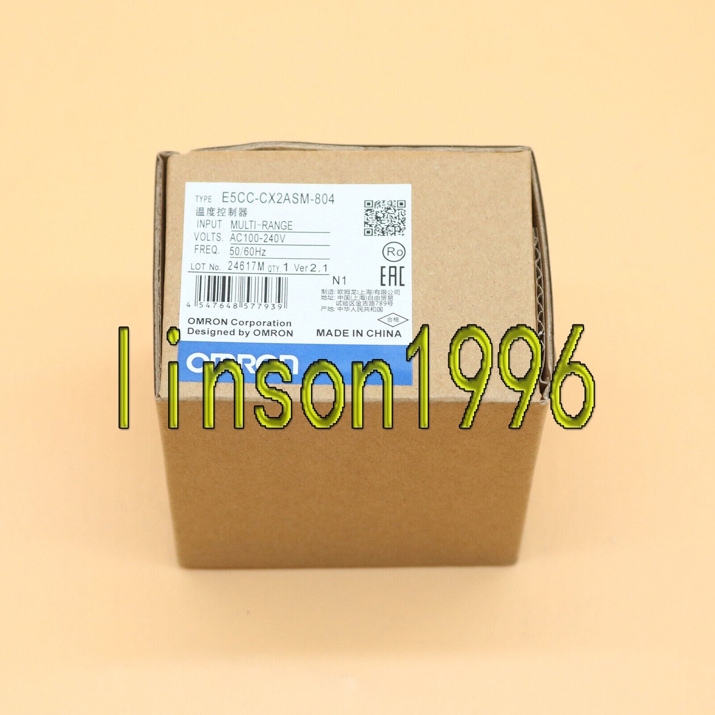 Omron E5CC-CX2ASM-804 Temperature Controller - OMRON