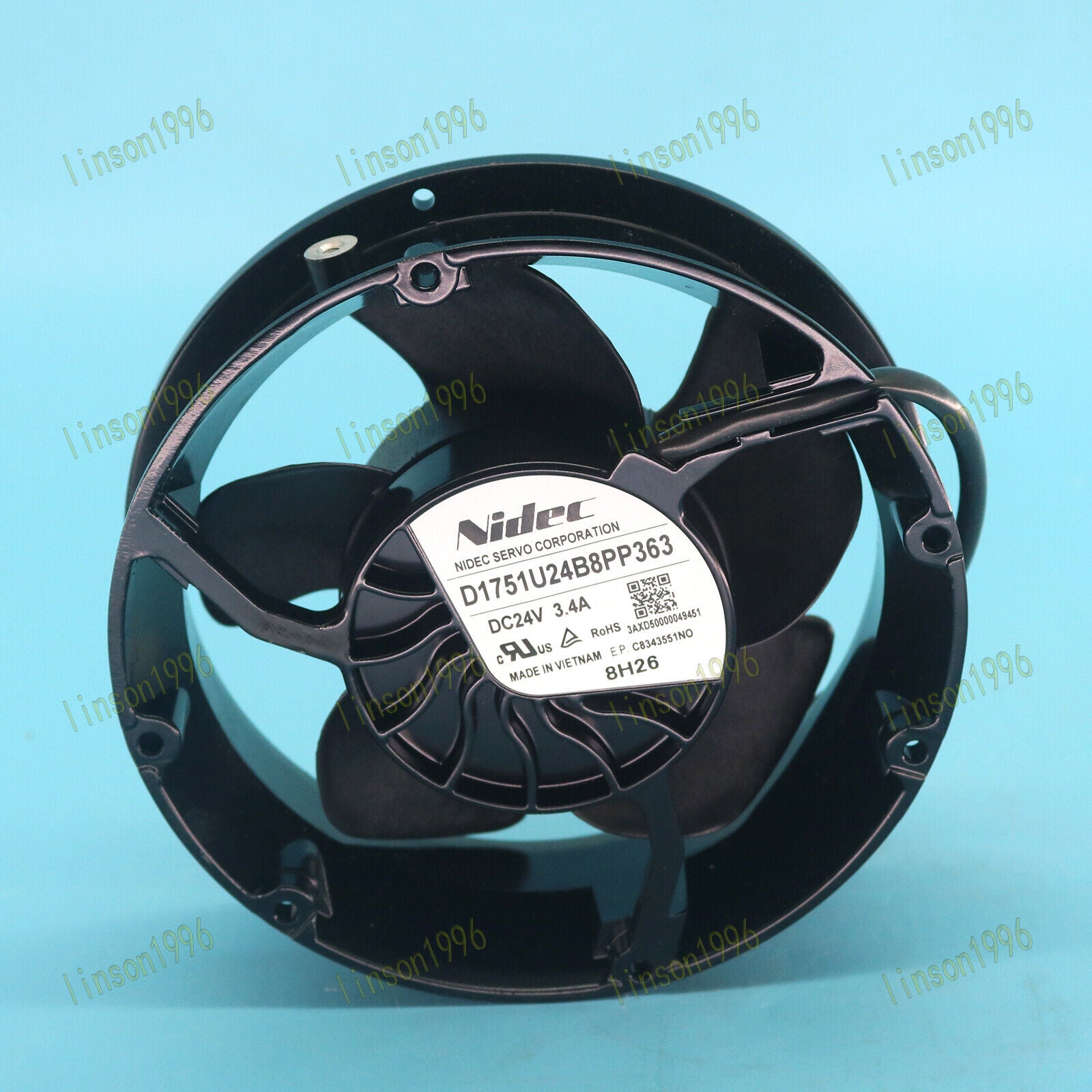 new 1PC  NIDEC D1751U24B8PP363 DC24V 3.4A 172*150*51MM cooling fan SHIP NIDEC