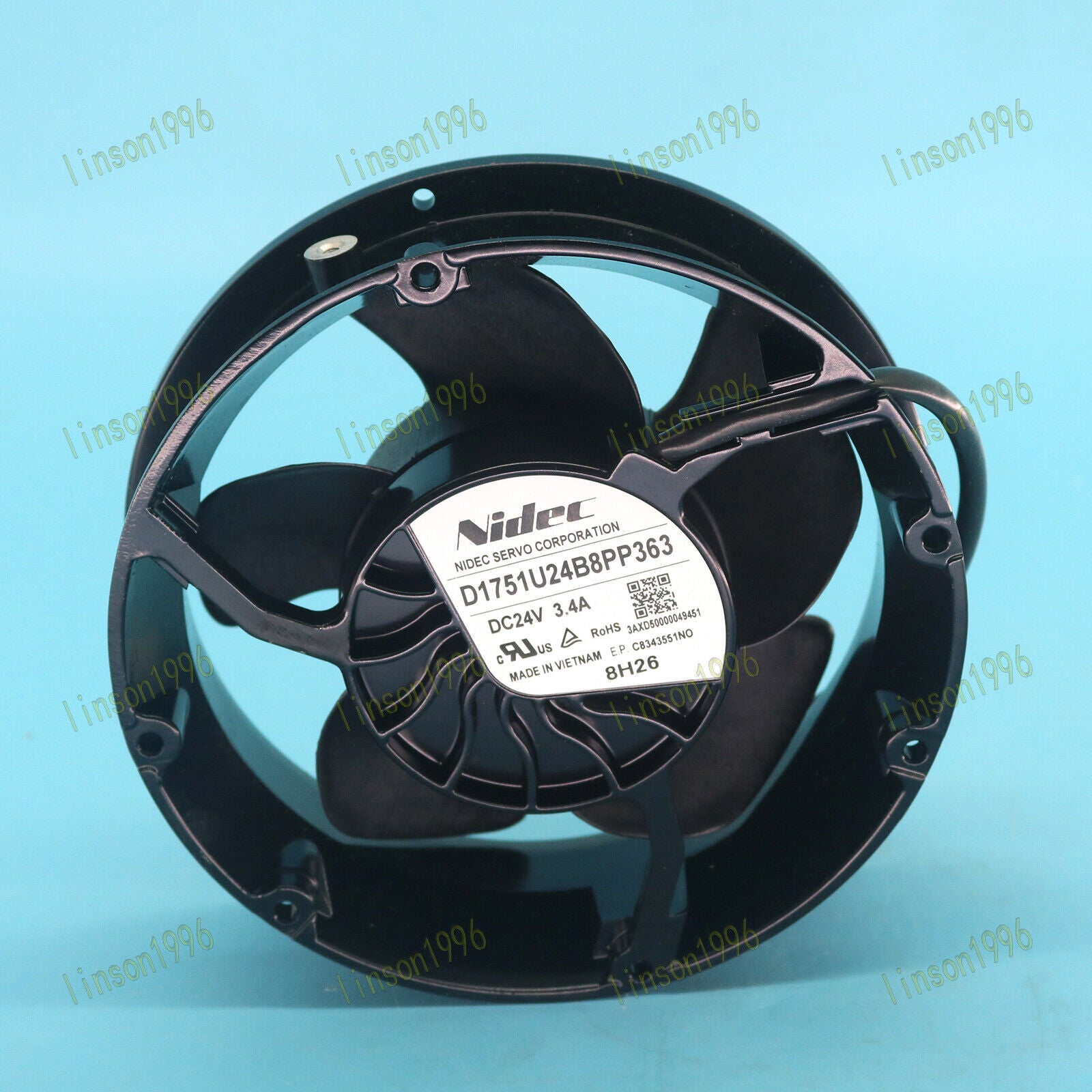 1PC NIDEC D1751U24B8PP363 DC24V 3.4A 172x150x51MM Cooling Fan - NIDEC