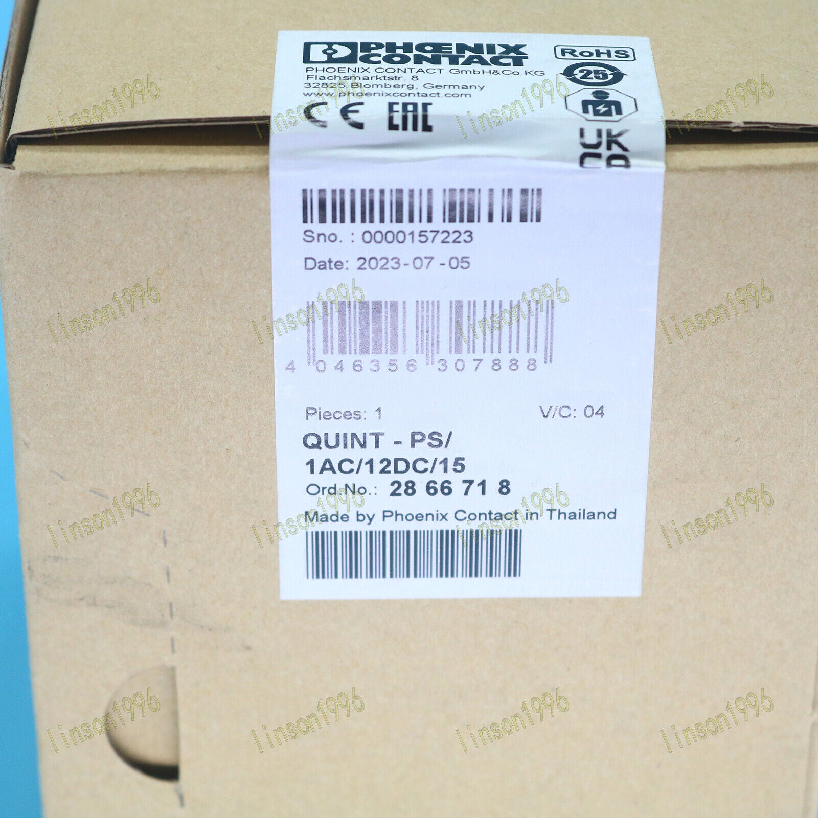 1PC Phoenix QUINT Power Supply Unit - PHOENIX