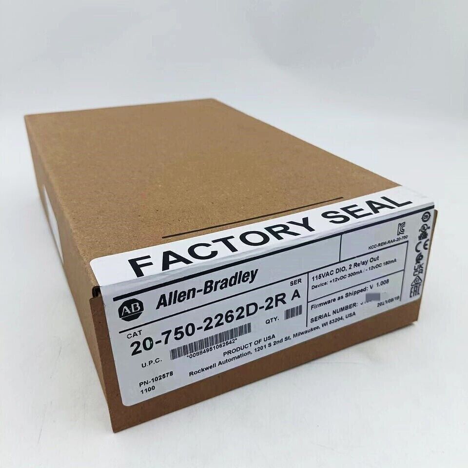 Sealed Allen Bradley 20-750-2262D-2R/A PowerFlex 750 115V Module - ALLEN BRADLEY