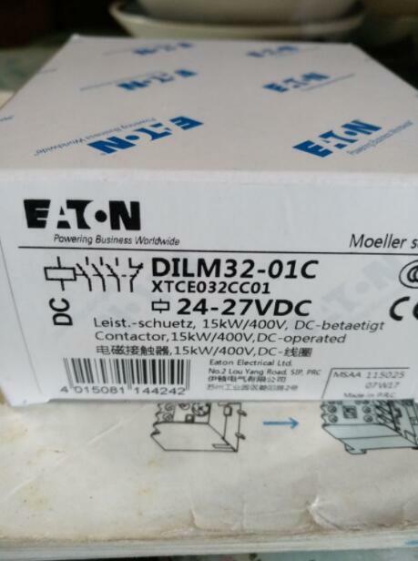 1PCS  Eaton Moeller DILM32-01C XTCE032CC01 DC Contactor 24-27VDC