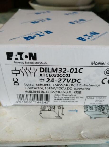 1PCS  Eaton Moeller DILM32-01C XTCE032CC01 DC Contactor 24-27VDC