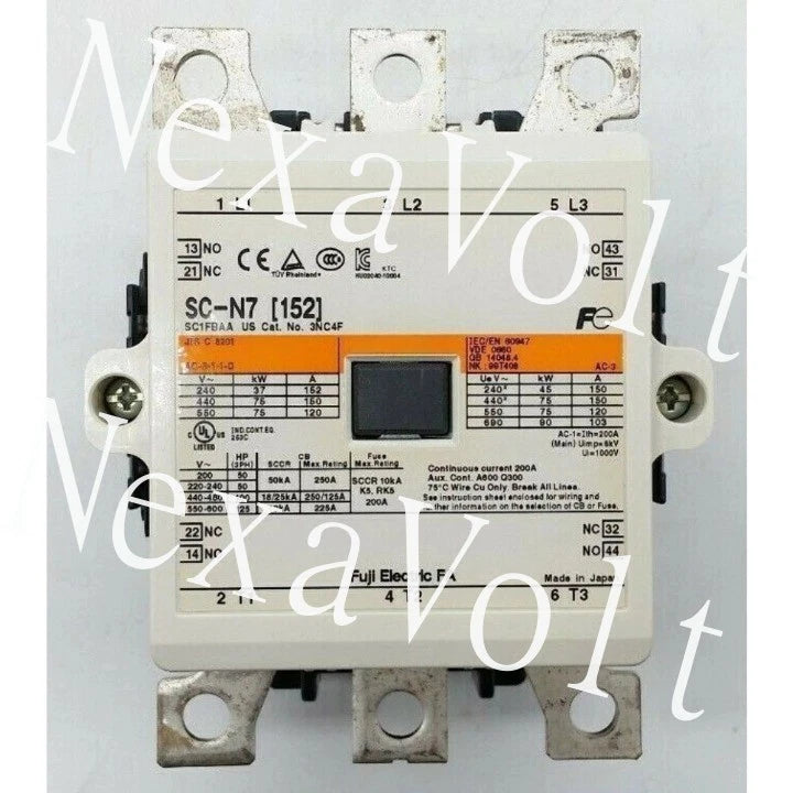 FOR 1pc FUJI SC-N7 (152) 110V AC Contactor SCN7