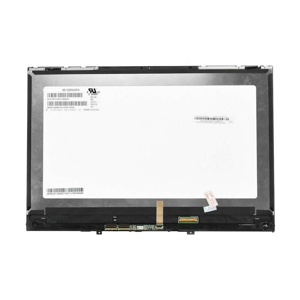 new for M133NWF4 13.3" FHD Touch LCD Screen Assembly with Frame lenovo YOGA730-13IKB