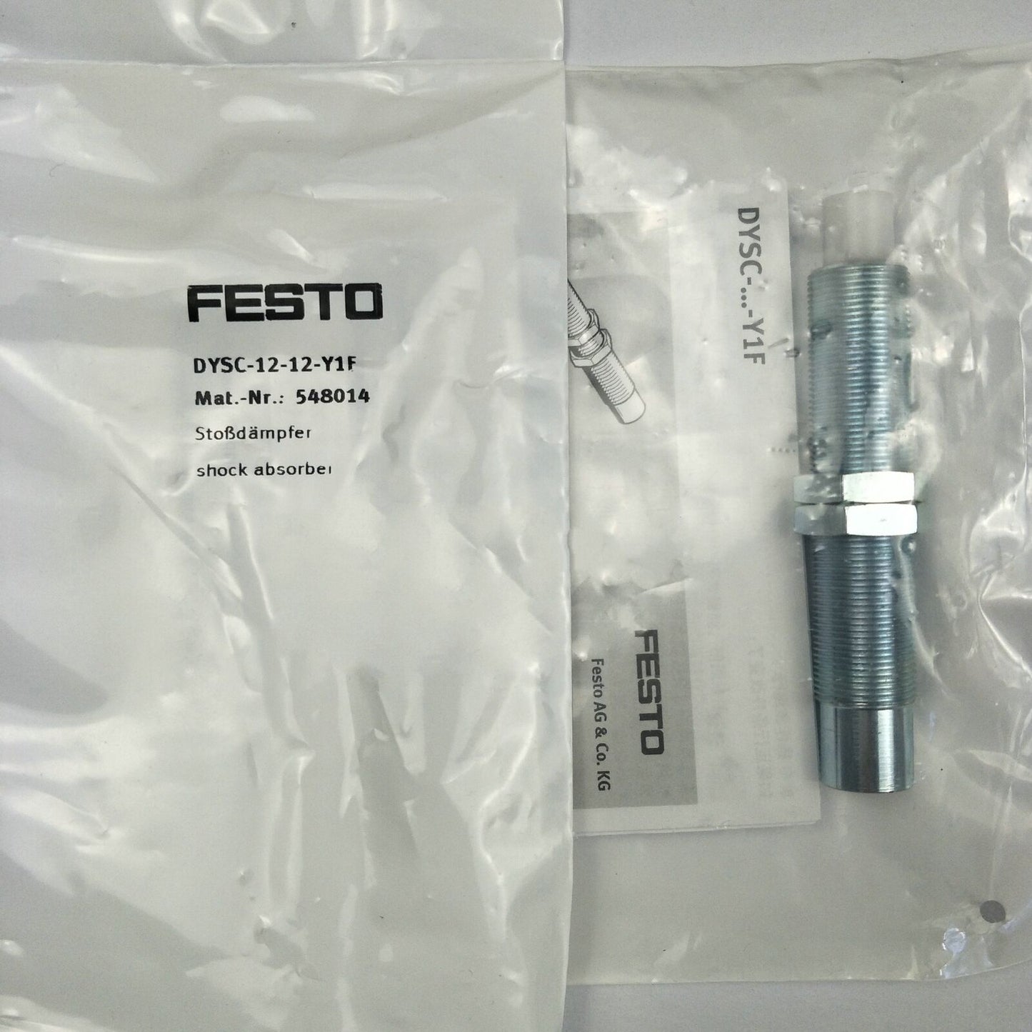 new 1pc festo shock absorber dyisc-12-12-y1f 548014 - FESTO