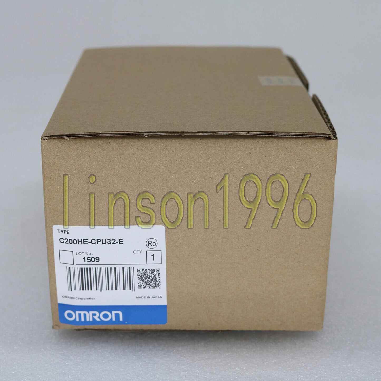 New ONE Omron C200HE CPU32 E programmable logic controller with IEC 61131-3 support - OMRON