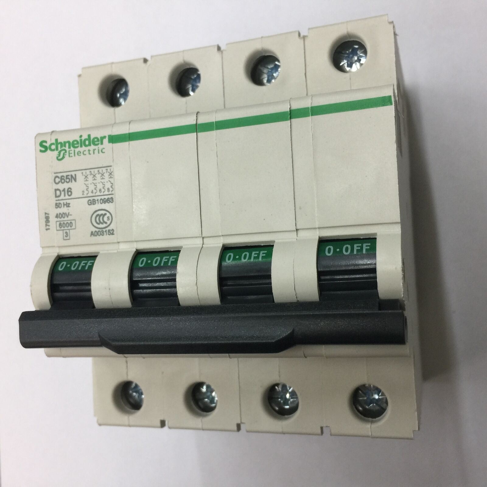 new 1PCS  C65N 4P D16 breaker Schneider