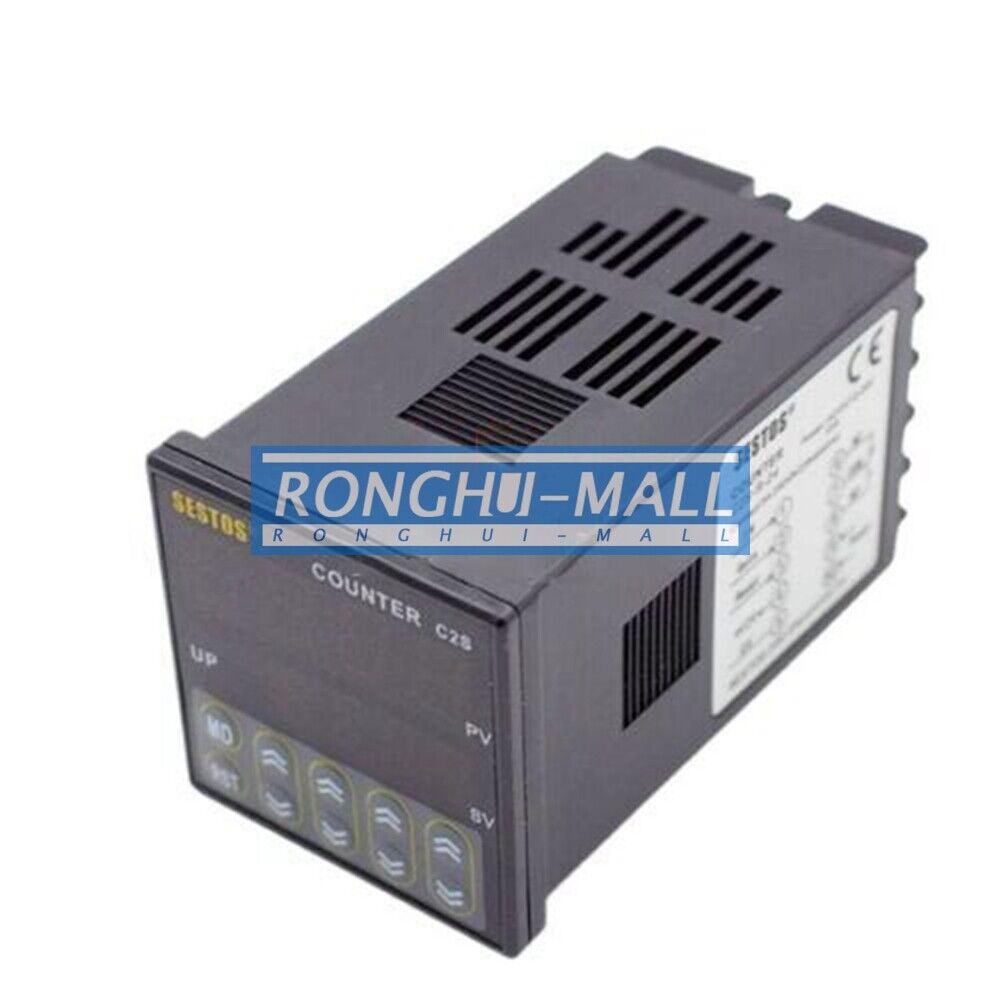 new 1PCS FOR SESTOS Four-digit preset value counter C2S-R-220 AC100-240V - SESTOS