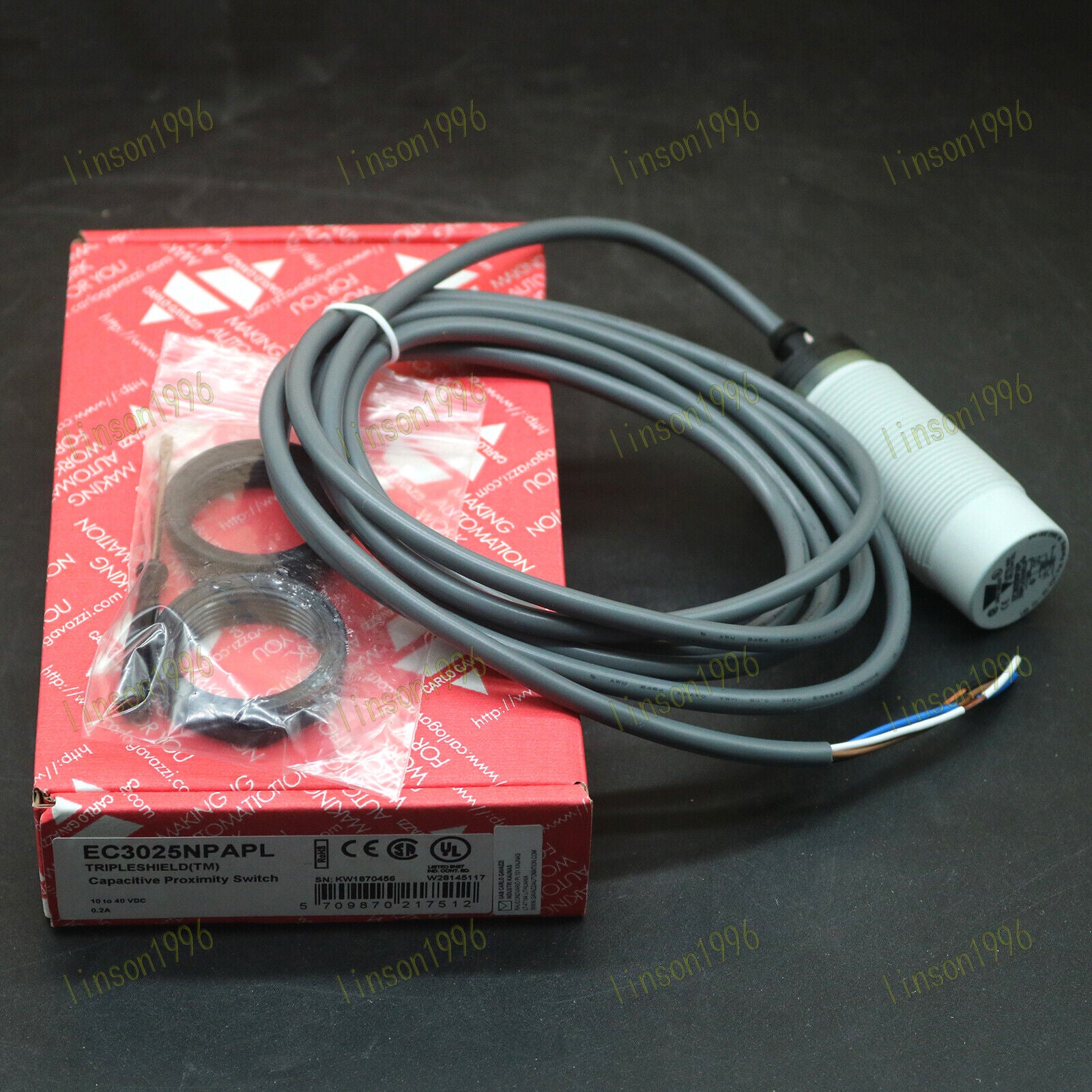 new One EC3025NPAPL Carlo Gavazzi Sensor in Box - CARLO GAVAZZI