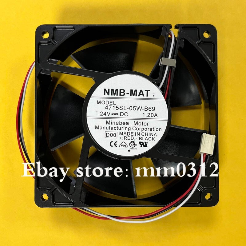 1pcs NMB 4715SL-05W-B69 24V 1.20A 12cm 3-wire inverter fan