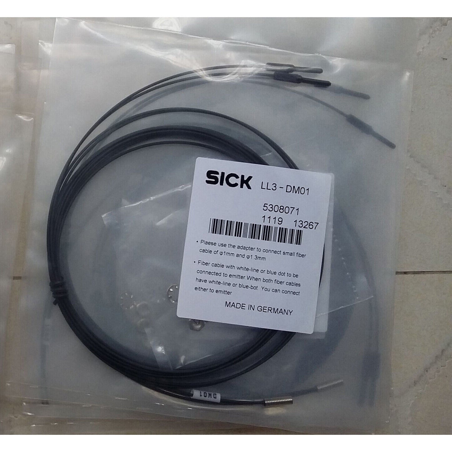 ONE SICK Fibre Optical Sensor LL3-DM01 - ONE SICK