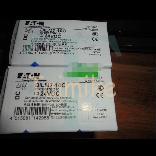 EATON DILM7-10C(24VDC) Dc contactor free shipping