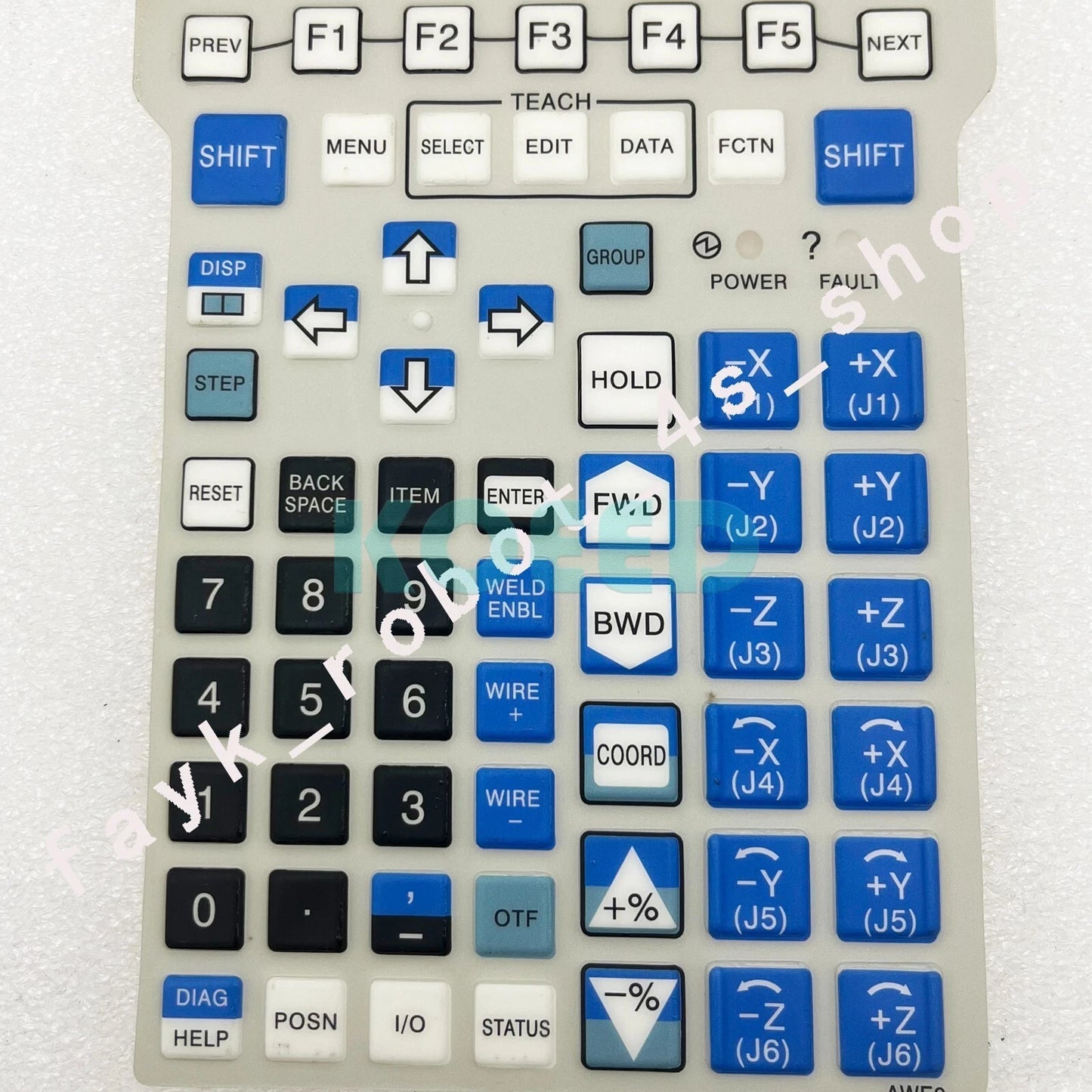 Membrane Keypad for Fanuc AWE2 Teach Pendant Protective button Film overlay