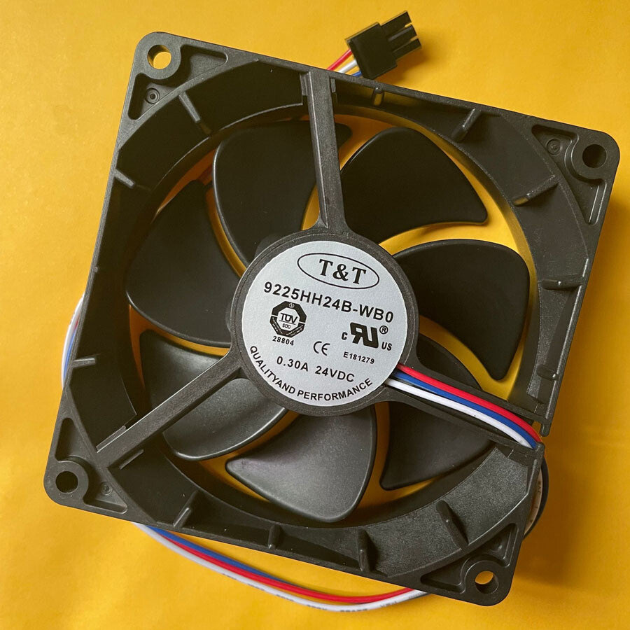 1pcs TT 9225HH24B-WBO 9225 24V 0.30A 9CM 3-wire Inverter cooling fan 3pin