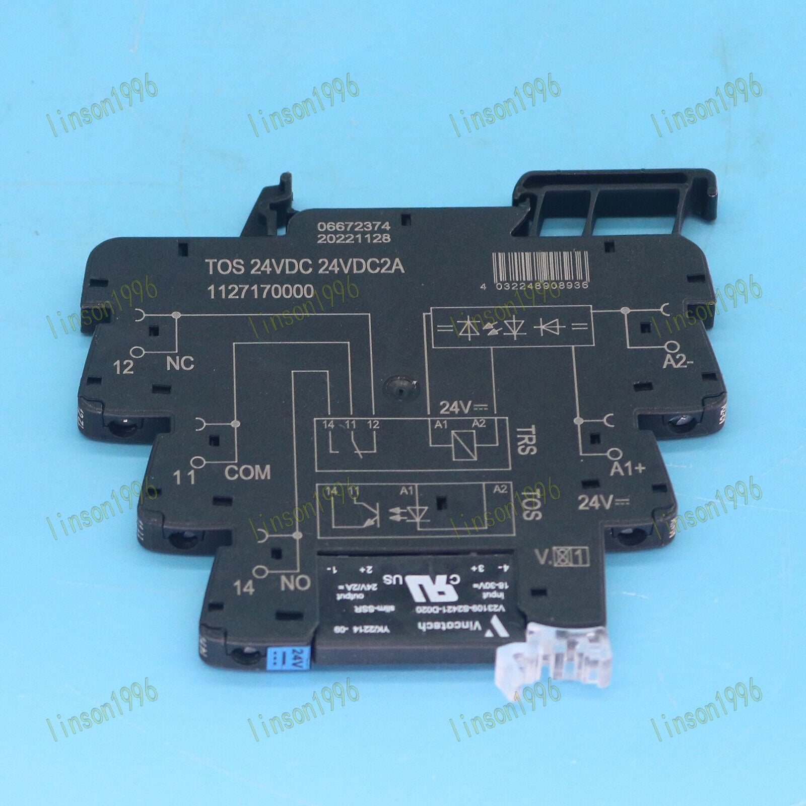 1PC For Weidmuller 1127170000 With Relay TOS 24VDC 2A - WEIDMULLER