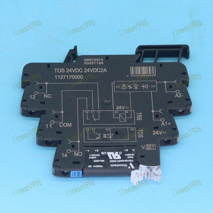 1PC For Weidmuller 1127170000 With Relay TOS 24VDC 2A - WEIDMULLER
