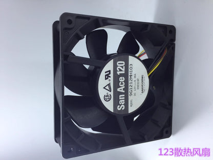 Sanyo 9G1212MH103 12038 DC12V 0.38A 4-Wire Server Cooling Fan