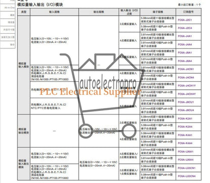 FC6A-N16B1 1PCS FC6A-N16B1 IDEC Programmable Controller Fast Delivery