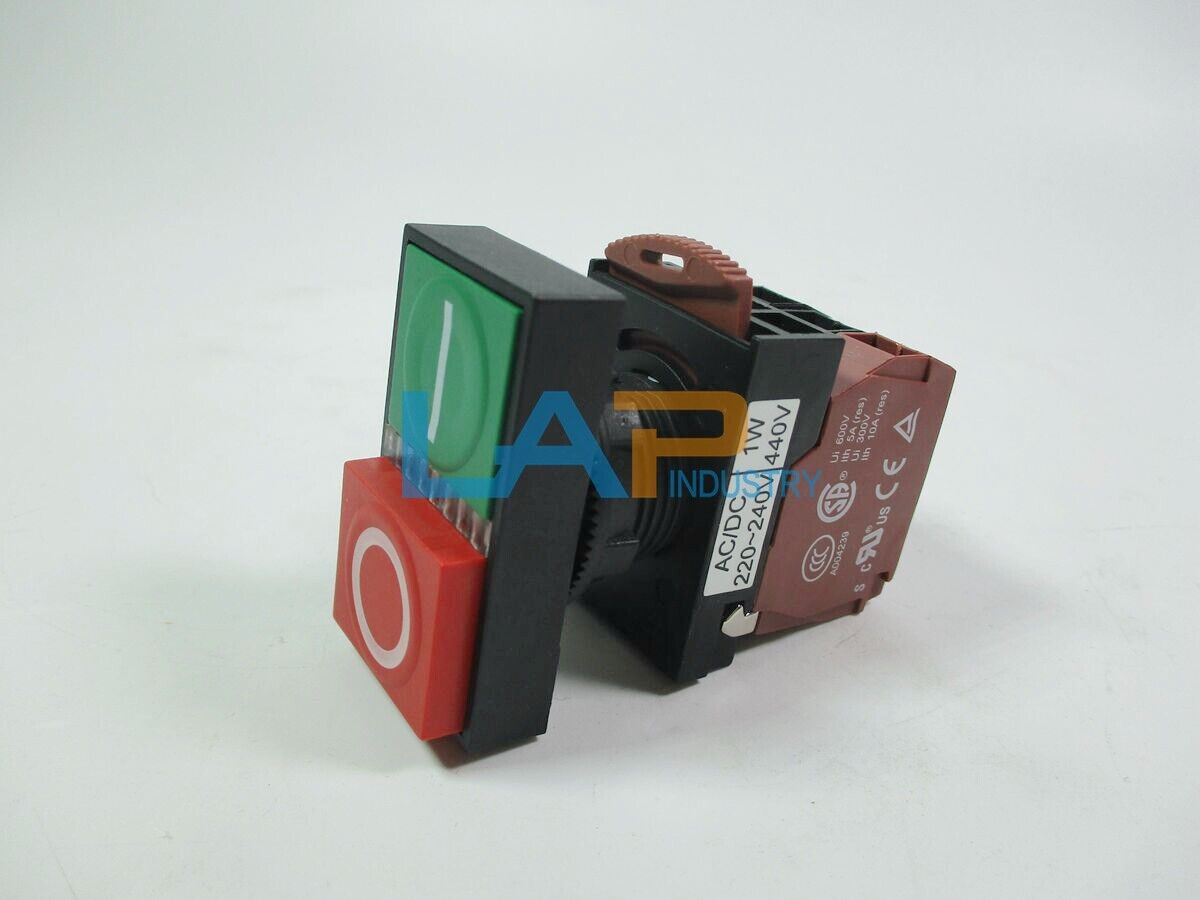 new 4PCS  FOR NHD NLB22-D Double Push Button Switches 1a1b Protruding head 220V NHD