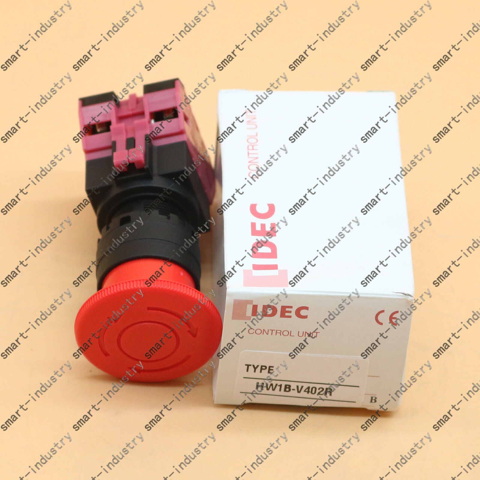 new HW1B-V402R IDEC  Emergency stop button switch fast delivery