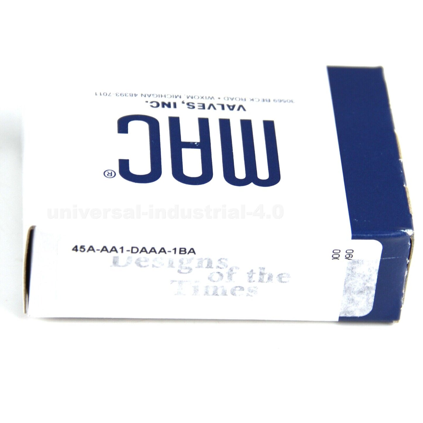 MAC 45A Solenoid Valve, High Precision, 160PSI, 1.3 GPM, Food Grade, Easy Installation - MAC