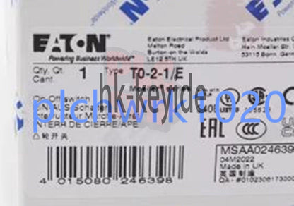 EATON T0-2-1/E Load isolation switch 1PCS