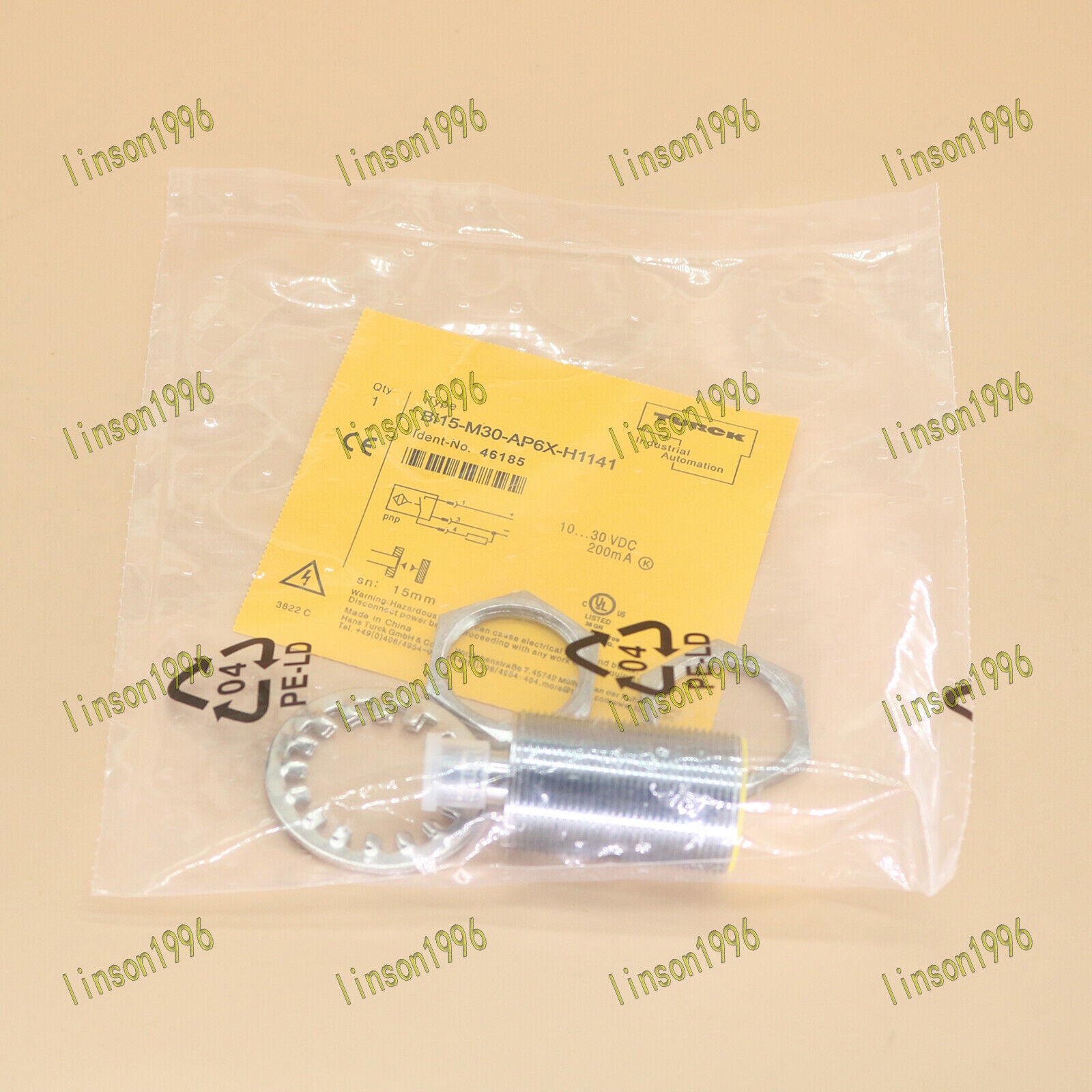 1PC BI15-M30-AP6X-H1141 TURCK Inductive Sensor - TURCK