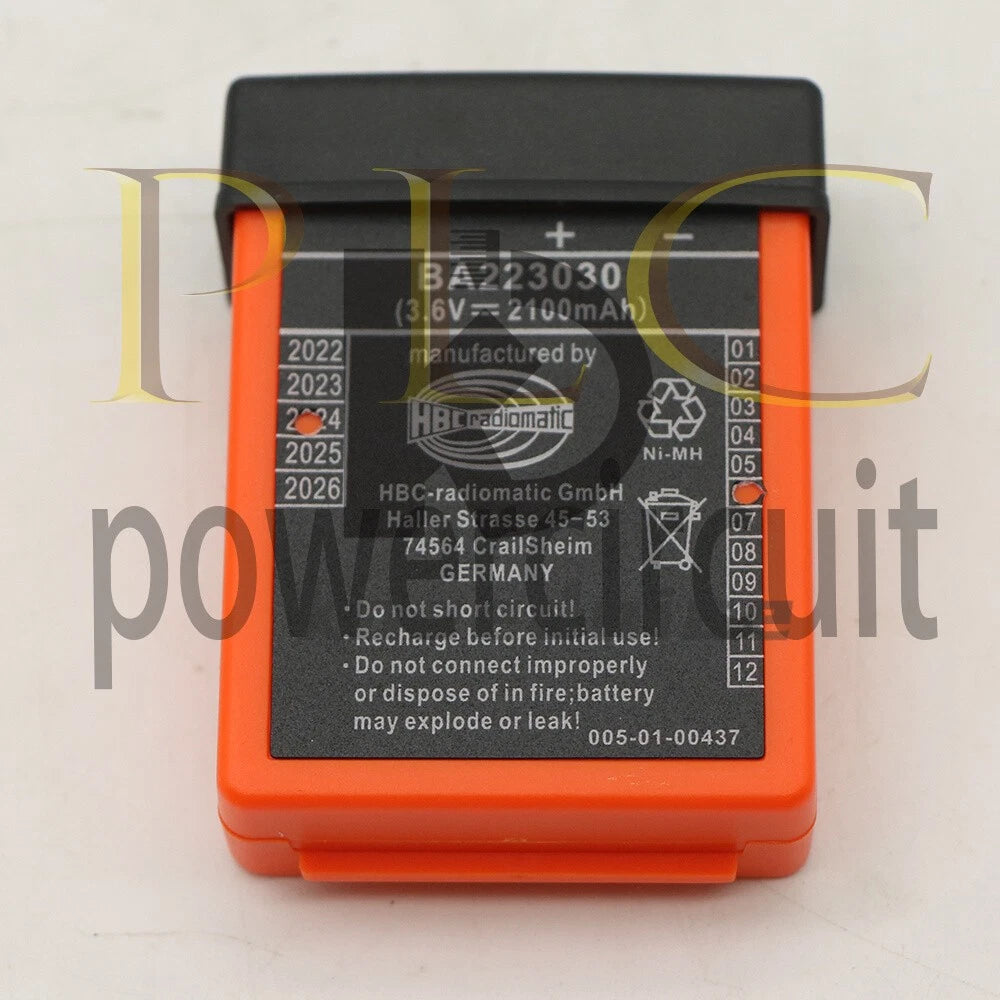 1PCS HBC Remote Control Battery BA223030 3.6V 2.1Ah Crane