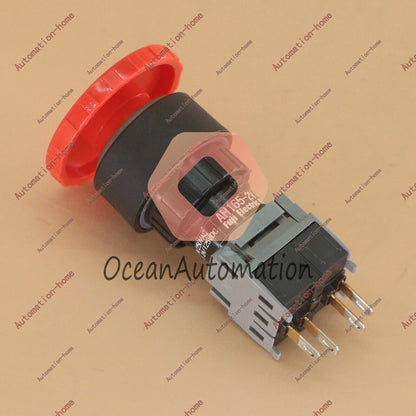 1pcs Fuji Electric AH165-2VR11 Emergency stop button switch