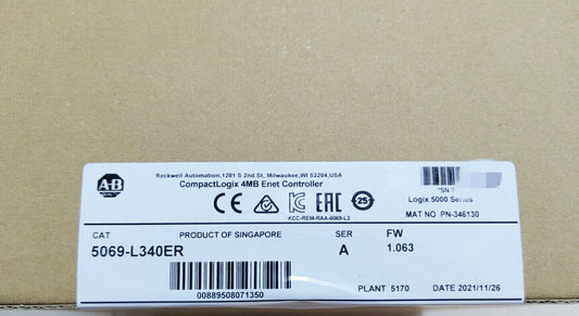 1PC Allen Bradley 5069-L340ER New Factory Sealed - ALLEN BRADLEY