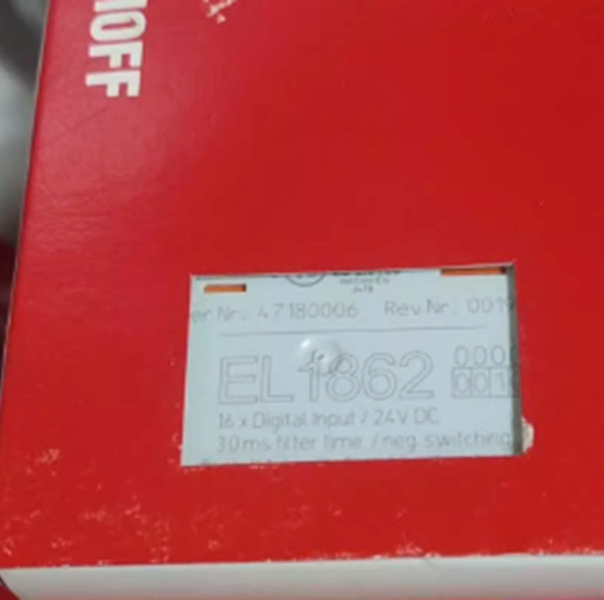 BECKHOFF EL1862-0010 Module PLC - [Module Control System] - BECKHOFF
