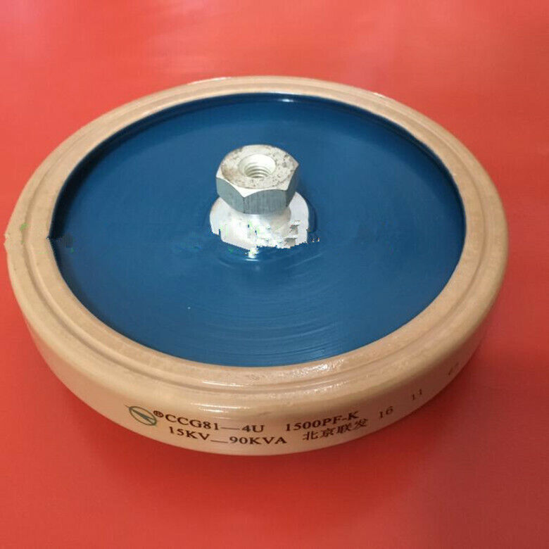 new 1PC CCG81-4U 1500PF-K 15KV-90KVA high frequency high voltage ceramic capacitor - OMRON