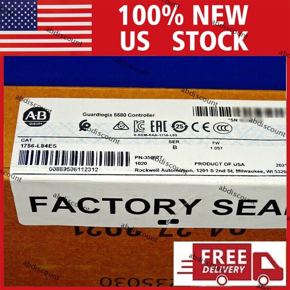 Allen Bradley 1756-L84ES GuardLogix 5580 Controller AB - ALLEN BRADLEY