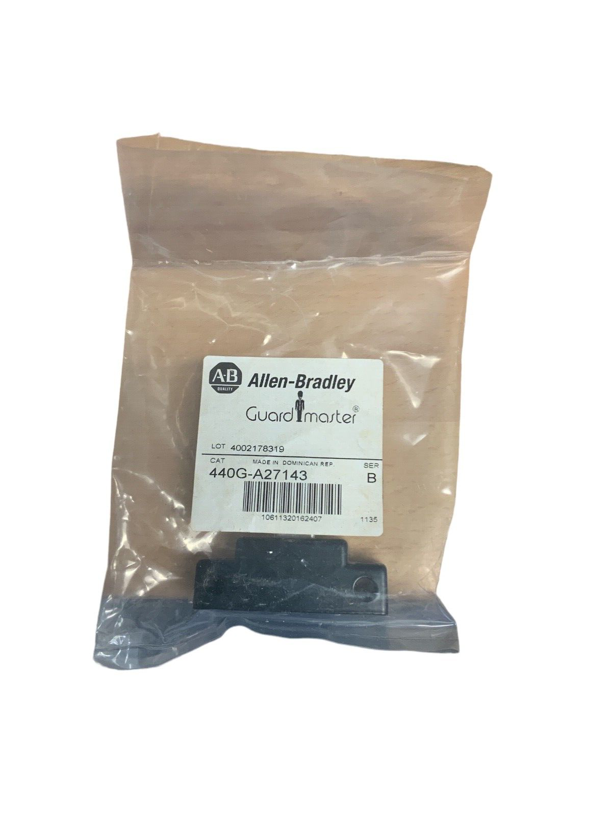new one Allen-Bradley 440G-A27143 Guardmaster Switch Actuator in bag - ALLEN-BRADLEY