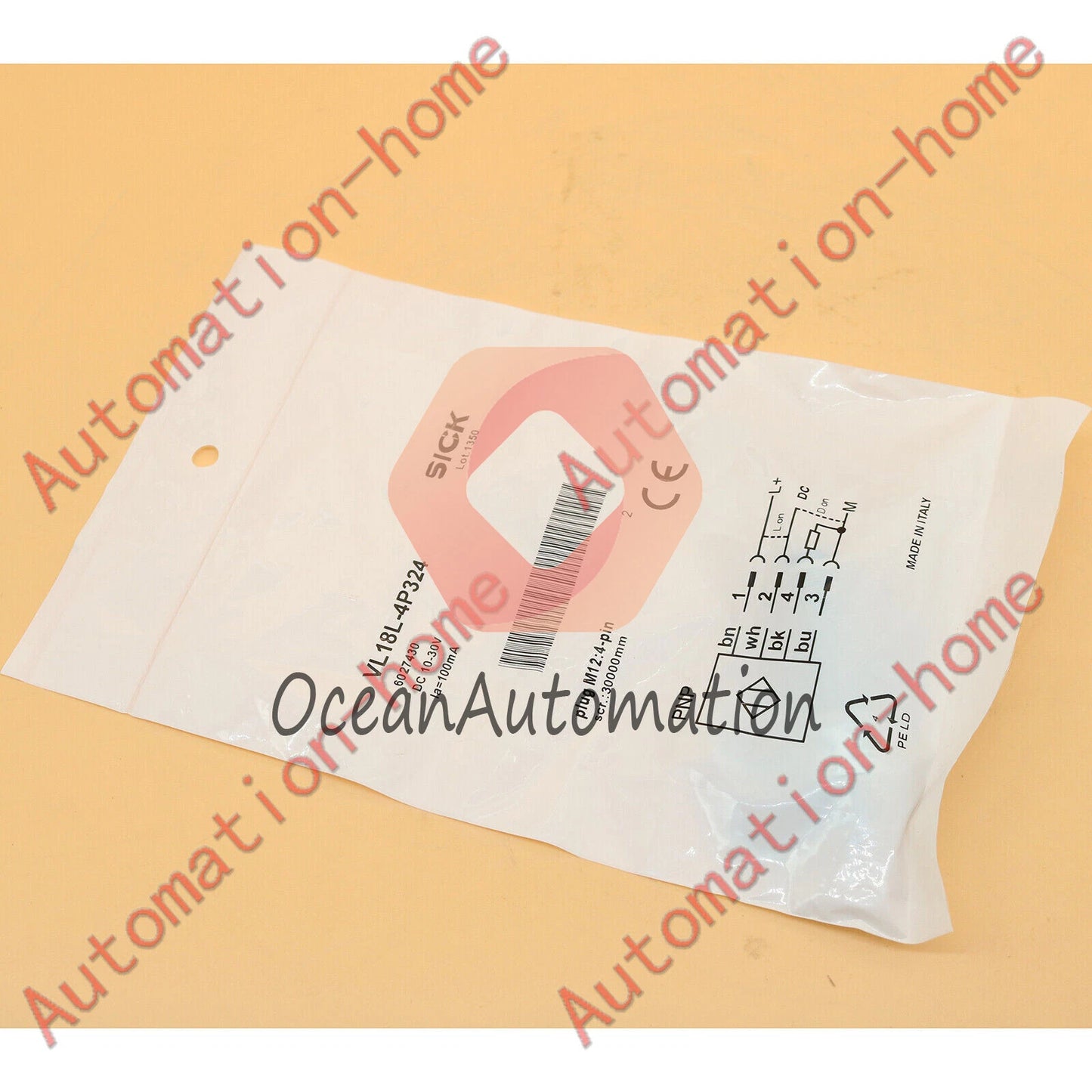 1PC SICK Photoelectric Sensors VL18L-4P324 Fast Shipping